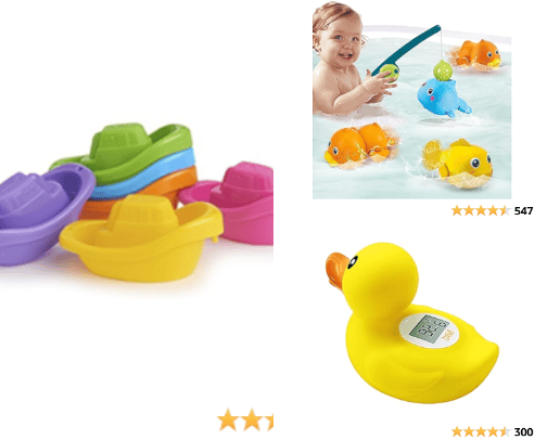 Bathtime Essentials For Kids cover photo collage