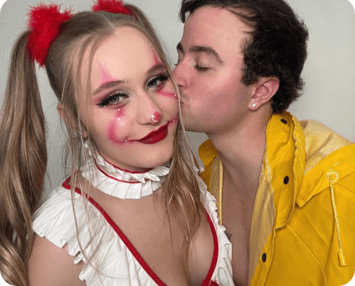 Glam Pennywise cover photo collage