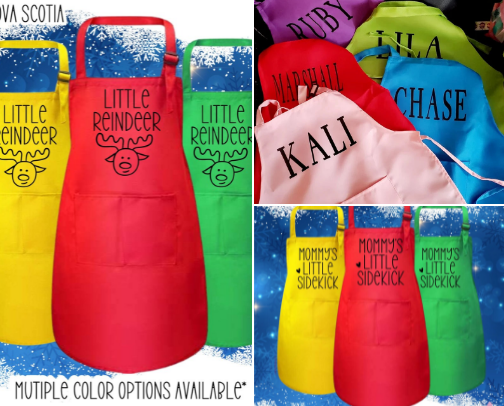 Cute Aprons for Children cover photo collage