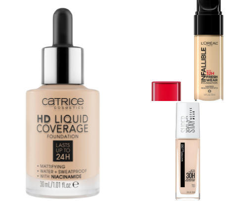 Drugstore product that can change high end products cover photo collage