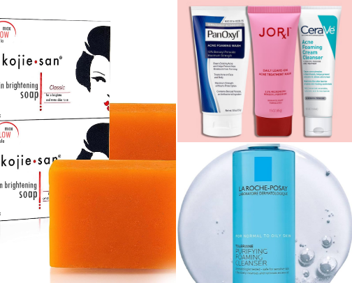 favv skincare productsᥫ᭡. cover photo collage