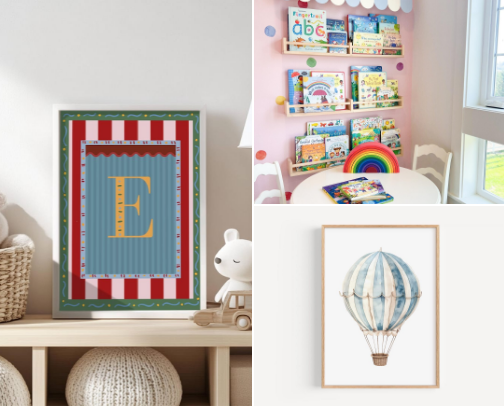 Circus Nursery cover photo collage