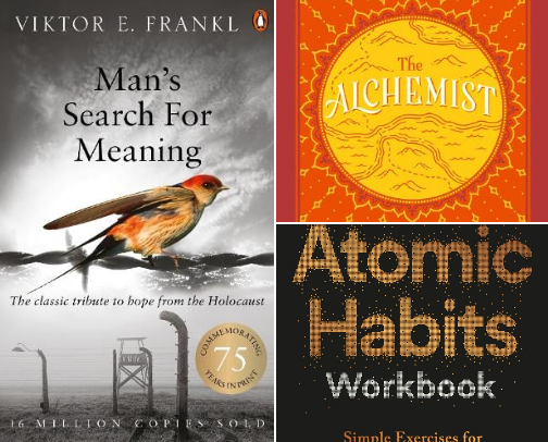 UK Shopping- Motivational Books cover photo collage