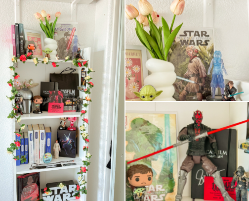 girly star wars shelf decor cover photo collage
