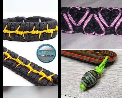 Paracord Creations cover photo collage