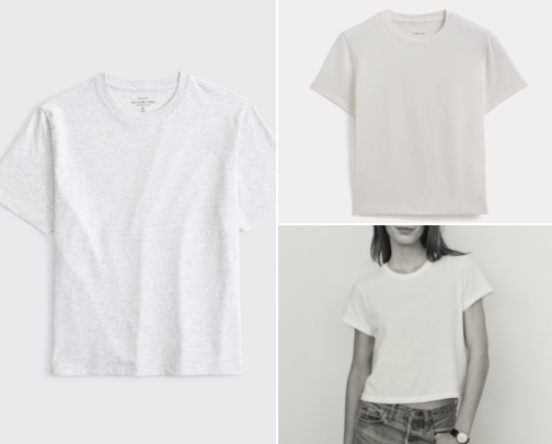 Fav White T-Shirts cover photo collage