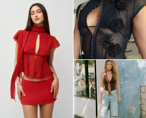 Statement Tops Must-Haves cover photo collage