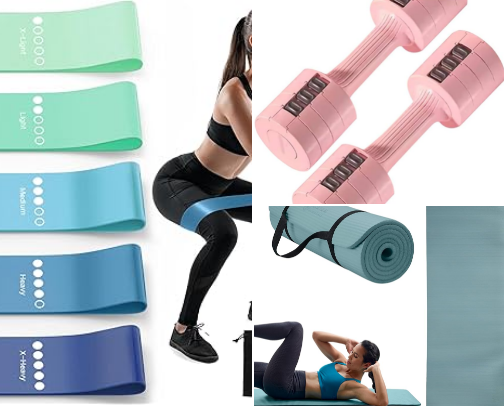 Effective Home workout Starter Pack|For Beginners cover photo collage