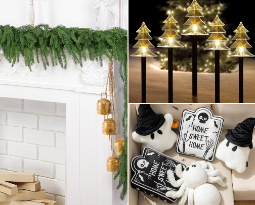 🚨ATTENTION!! Holiday decor & more cover photo collage