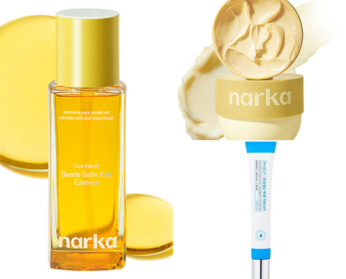 k-beauty hair cover photo collage