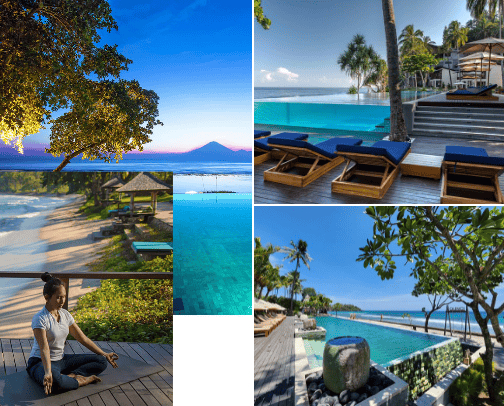 Hotel in Lombok | Indonesia cover photo collage