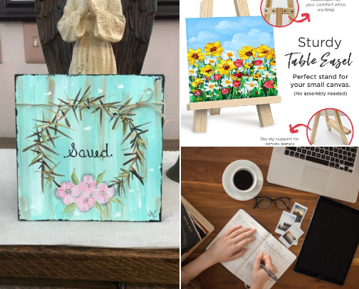 Creative Therapy: Faith, Art & Flow cover photo collage