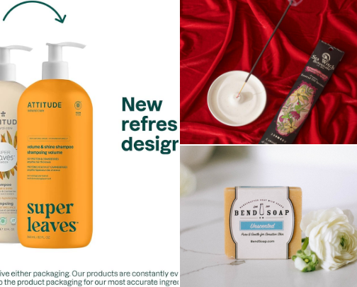 Clean Self Care Products cover photo collage
