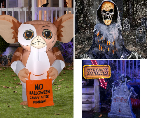 Outside Halloween Decorations!!! cover photo collage