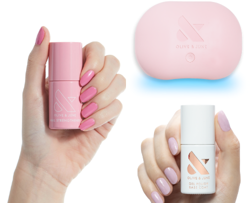 Best Olive & June polish for your at home gel manis cover photo collage