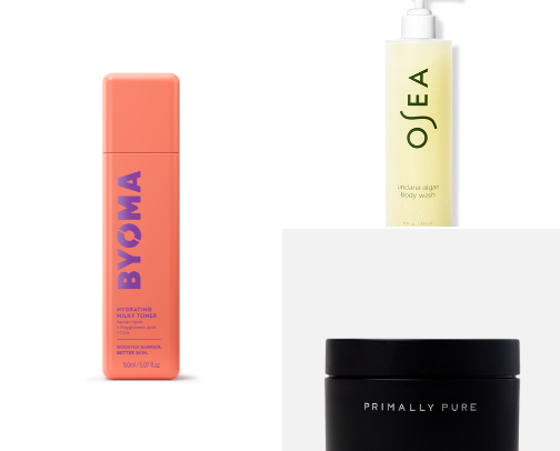 non/low-tox products for someone just starting their journey! cover photo collage