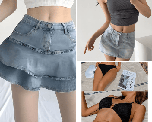 Summer outfits cover photo collage