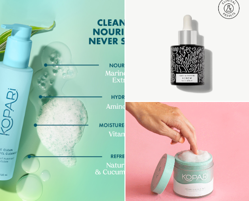 Admittedly a skincare junky! —Skincare that is my secret to glowing hydrated skin! cover photo collage