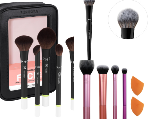 Makeup brushes and blenders you'll need cover photo collage