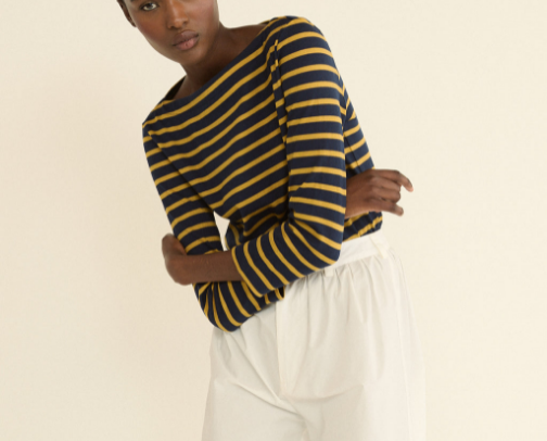 In Line: Striped tops.. cover photo collage