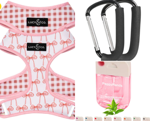 Products that makes walking my Great Dane easier. cover photo collage