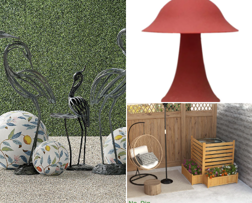 Backyard Garden Oasis cover photo collage