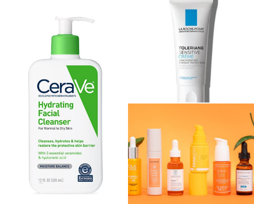 Skincare for your 30's cover photo collage