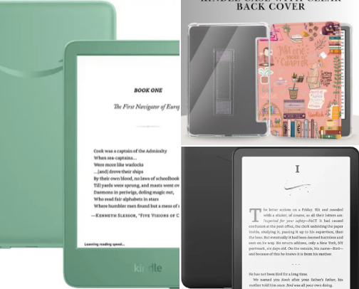 Let's customize your Kindles! cover photo collage