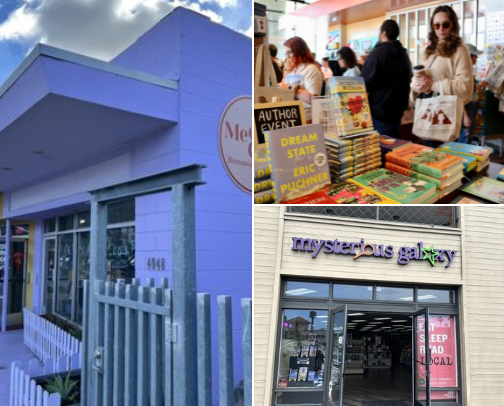 San Diego Book shops cover photo collage