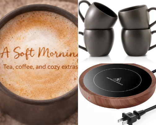 A Soft Morning: Coffee, Tea & Cozy Drink Rituals ☕️ 🍵 cover photo collage