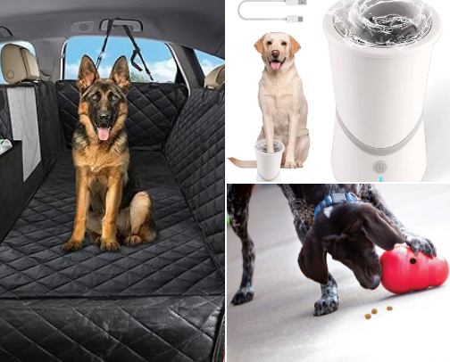 My must-haves to make being a dog momma easy🐾 cover photo collage