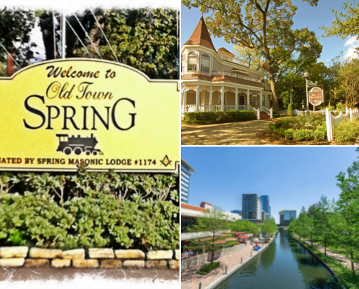 Houston Neighborhoods cover photo collage