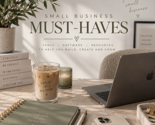 💻 Small Business Must-Haves cover photo collage