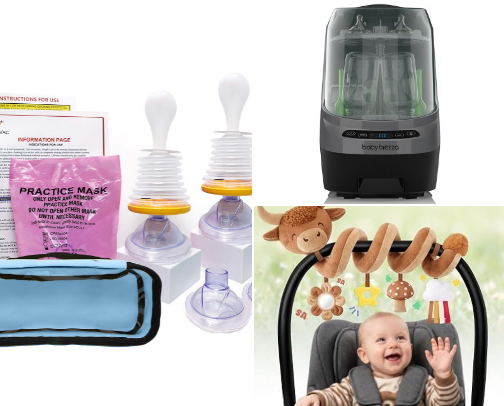 new born essentials cover photo collage