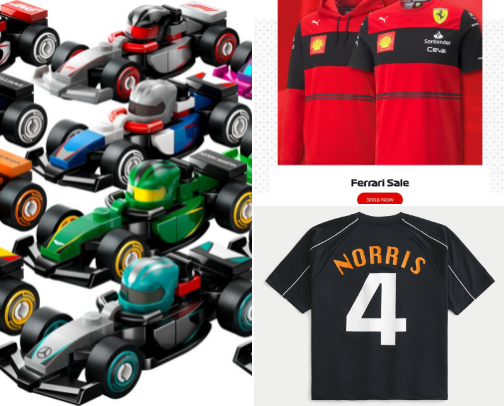 My favorite Formula 1 recs cover photo collage