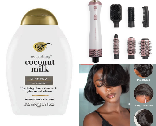 hair cover photo collage