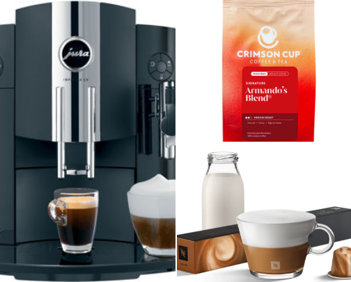 First Cup to Last: Coffee Gear cover photo collage