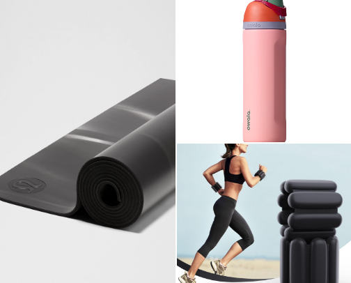 Workout/Yoga cover photo collage