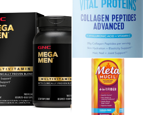 Daily Vitamins/Gut Health cover photo collage
