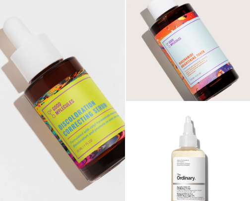 Skincare cover photo collage