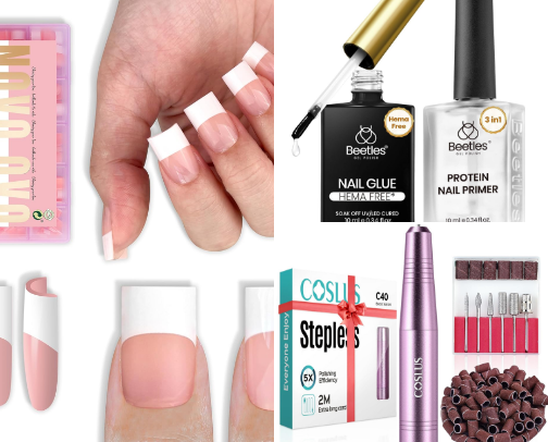 Nails on a budget! cover photo collage