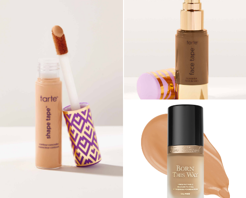 makeup must haves 👄💄 cover photo collage