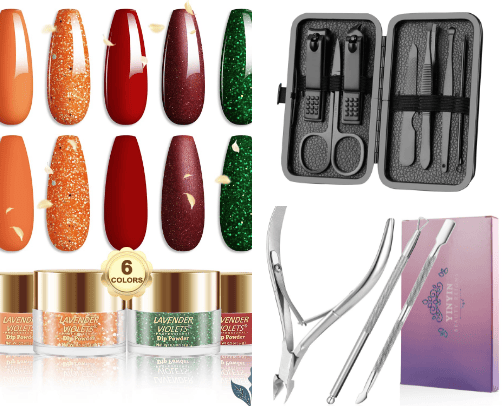 At home manicures cover photo collage