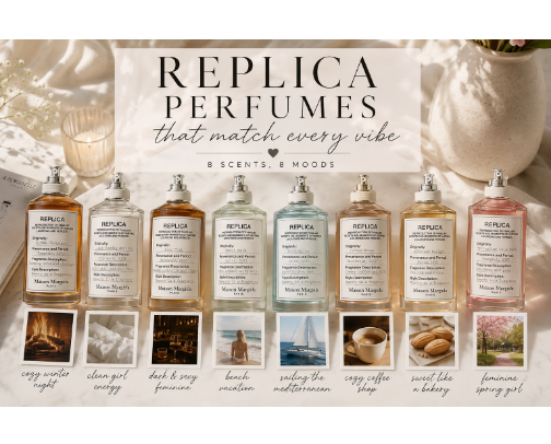 Maison Margiela Replica Perfumes To Match Every Vibe ✨ cover photo collage