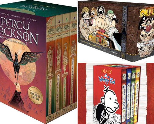 Books my middle schoolers love! cover photo collage
