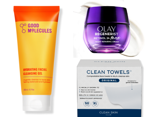 Skin Care For Glowing Skin cover photo collage