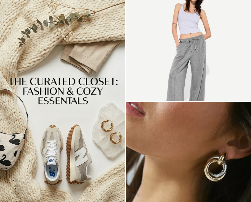 The Curated Closet: Fashion Finds & Everyday Comfort 🛍 cover photo collage