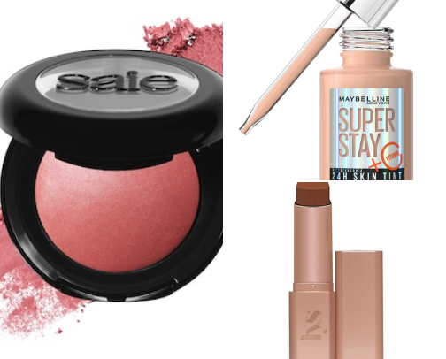 natural glow makeup 💗 cover photo collage