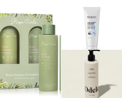 Products I use to get my curls back cover photo collage