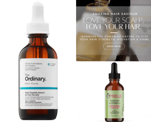 Hair Care Product cover photo collage